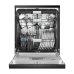HSAP16FB Hisense 16-Place Setting Freestanding Dishwasher - Black Steel